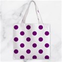 Zipper Grocery Tote Bag 