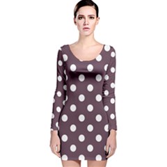 Long Sleeve Velvet Bodycon Dress 