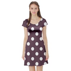 Short Sleeve Skater Dress Front