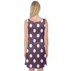 Sleeveless Satin Nightdress Back