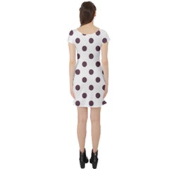 Short Sleeve Skater Dress Back