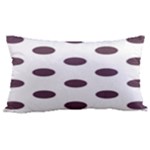 Polka Dots - Eggplant Violet on White Samsung Note 4 Hardshell Back Case