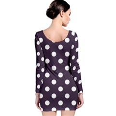 Long Sleeve Velvet Bodycon Dress 