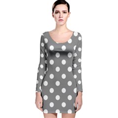Long Sleeve Velvet Bodycon Dress 