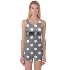 One Piece Boyleg Swimsuit 