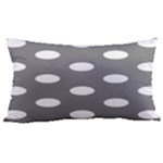 Polka Dots - White on Gray Samsung Note 4 Hardshell Back Case