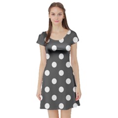 Short Sleeve Skater Dress Front