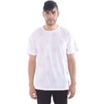 Polka Dots - Seashell on White Men s Sport Mesh Tee