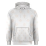 Polka Dots - Seashell on White Men s Pullover Hoodie