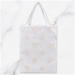 Polka Dots - Seashell on White Classic Tote Bag