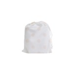Polka Dots - Seashell on White Drawstring Pouch (XS)