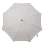 Polka Dots - Seashell on White Hook Handle Umbrella (Small)