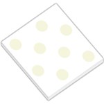 Polka Dots - Beige on White Small Memo Pads