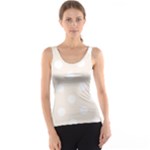 Polka Dots - White on Linen Tank Top