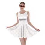 Polka Dots - Linen on White Skater Dress