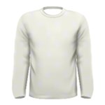Polka Dots - White on Ivory Men s Long Sleeve T-shirt