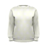 Polka Dots - White on Ivory Women s Sweatshirt