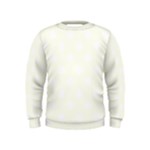 Polka Dots - White on Ivory Kid s Sweatshirt