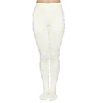 Polka Dots - White on Ivory Women s Tights