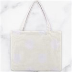 Polka Dots - White on Ivory Mini Tote Bag