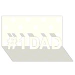 Polka Dots - White on Ivory #1 DAD 3D Greeting Card (8x4)