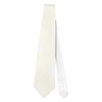 Polka Dots - White on Ivory Necktie (One Side)
