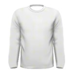 Polka Dots - Ivory on White Men s Long Sleeve T-shirt
