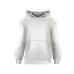 Polka Dots - Ivory on White Kid s Pullover Hoodie