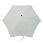Polka Dots - Ivory on White Mini Umbrella