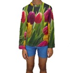 Images Tulip Red Kid s Long Sleeve Swimwear