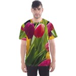 Images Tulip Red Men s Sport Mesh Tee