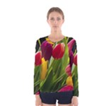 Images Tulip Red Women s Long Sleeve Tee