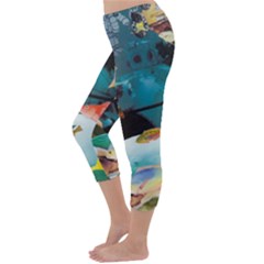 Capri Winter Leggings Back Capri Winter Leggings Back