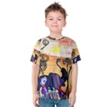 Indian Elephants Kid s Cotton Tee