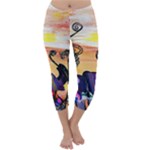 Indian Elephants Capri Winter Leggings 