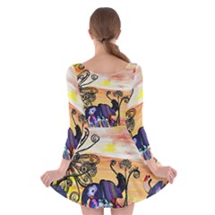 Long Sleeve Skater Dress 