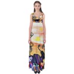 Indian Elephants Empire Waist Maxi Dress