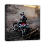Motorcross Mini Canvas 8  x 8  (Stretched)