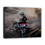Motorcross Canvas 14  x 11  (Stretched)