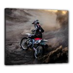 Motorcross Canvas 24  x 20  (Stretched)