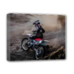 Motorcross Deluxe Canvas 14  x 11  (Stretched)