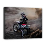 Motorcross Deluxe Canvas 20  x 16  (Stretched)