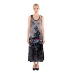 Motorcross Sleeveless Maxi Dress
