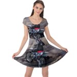 Motorcross Cap Sleeve Dress