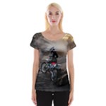 Motorcross Women s Cap Sleeve Top