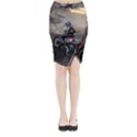 Midi Wrap Pencil Skirt 