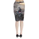 Midi Wrap Pencil Skirt 