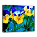 Wallpaper Flower Tulip Canvas 20  x 16  (Stretched)