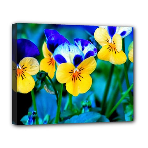Wallpaper Flower Tulip Deluxe Canvas 20  x 16  (Stretched) from ArtsNow.com