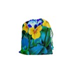 Wallpaper Flower Tulip Drawstring Pouch (Small)